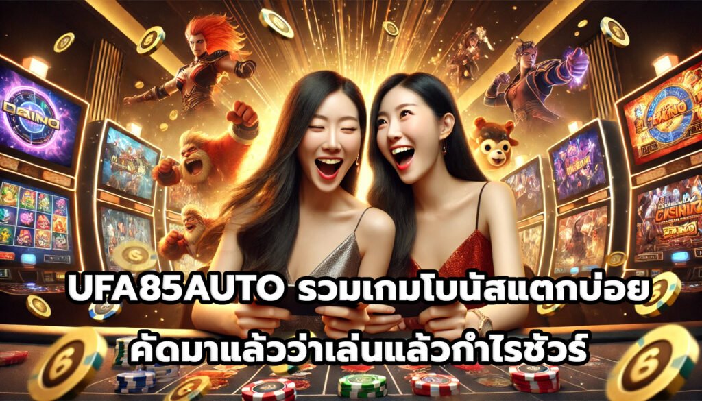 UFA85AUTO รวมเกมโบนัสแตกบ่อย คัดมาแล้วว่าเล่นแล้วกำไรชัวร์