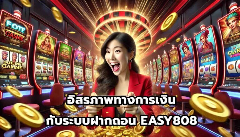 อิสรภาพทางการเงินกับระบบฝากถอน EASY808-12